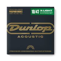 Набір струн DUNLOP DAP1047J PHOSPHOR BRONZE ACOUSTIC GUITAR STRINGS 12-STRING (10-47)